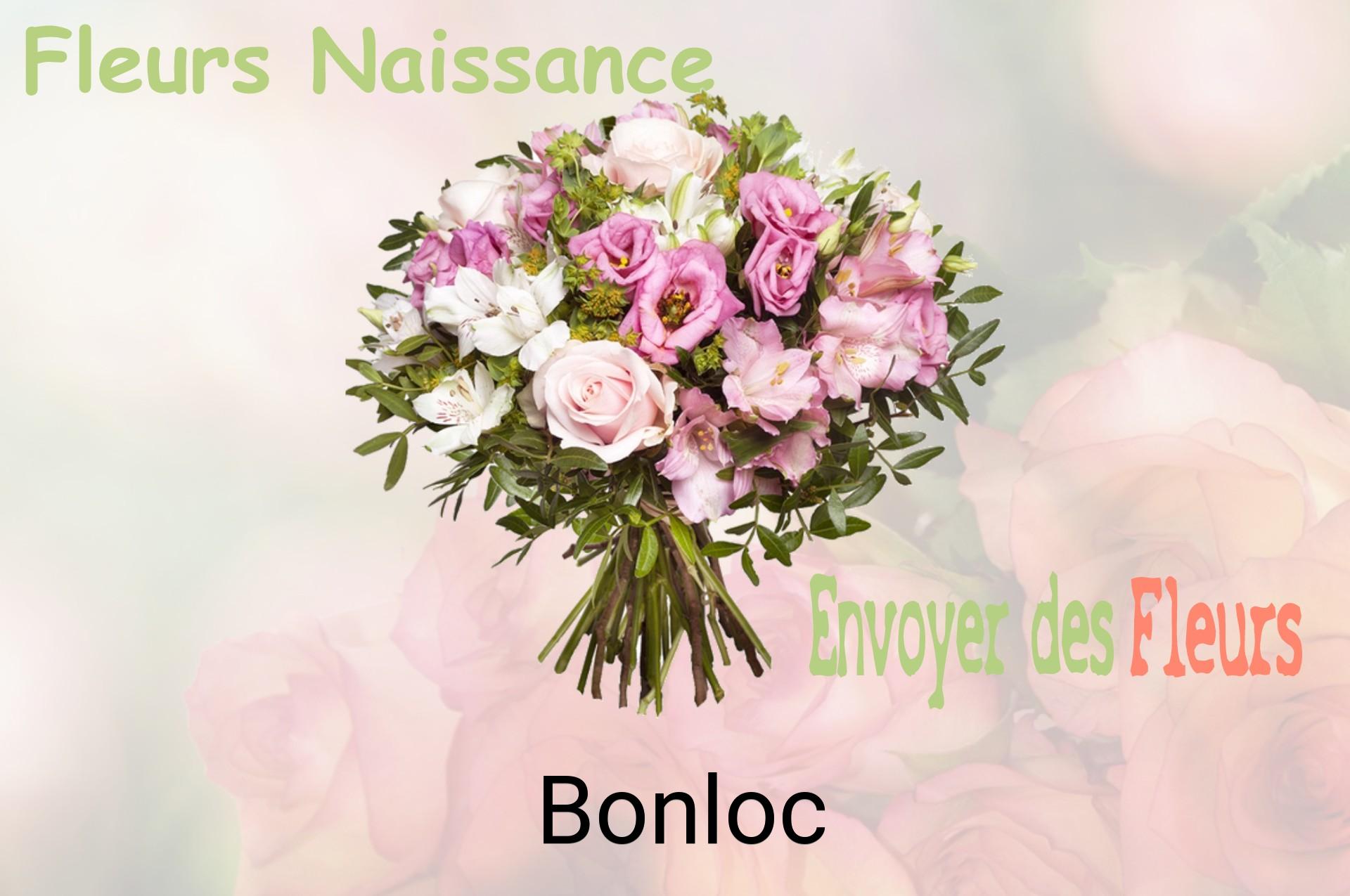 Bouquet de fleurs de naissance livré à Bonloc